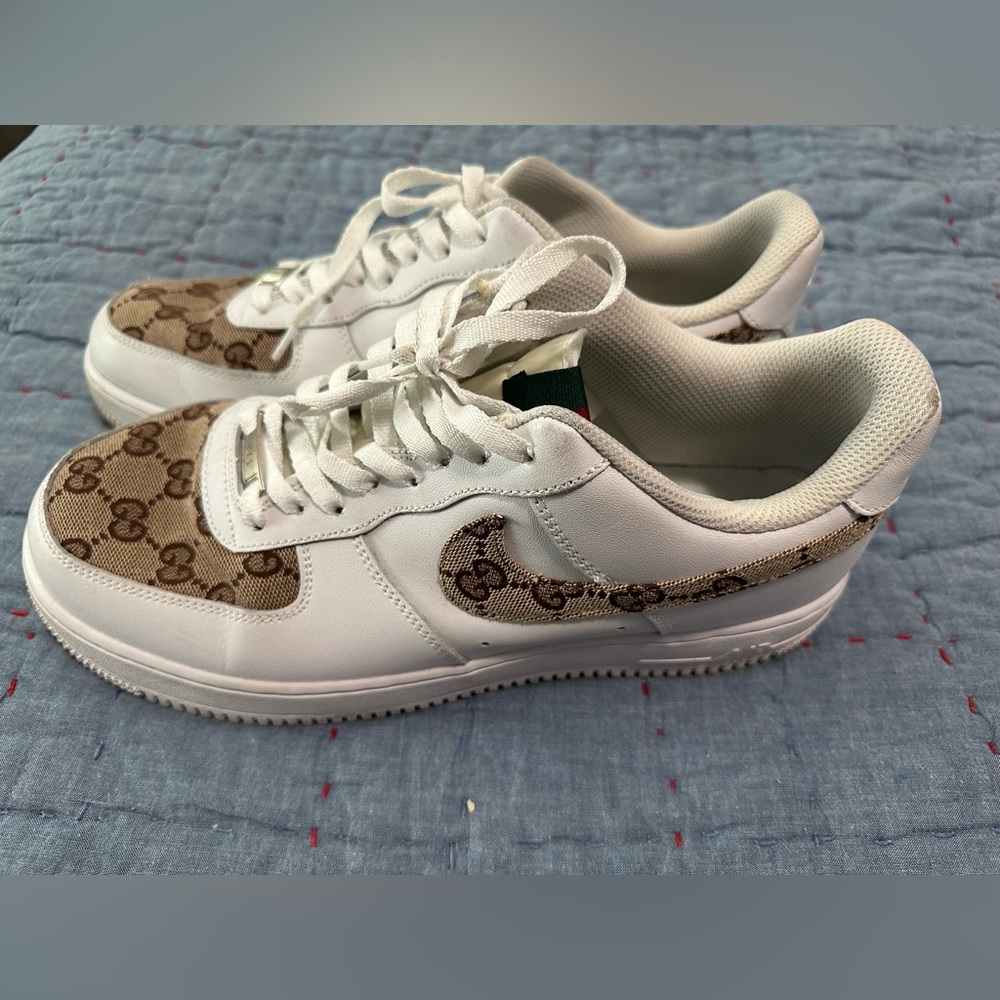 Nike Air Force 1 x Gucci men’s size 11 custom shoes